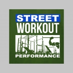 Street Workout Performance mikina s kapucou stiahnutelnou šnúrkami a klokankovým vreckom vpredu 